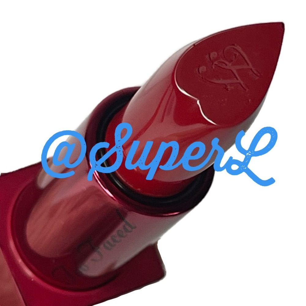 2/$25 NEW Too Faced Lady Bold Cream Lipstick True Red Lip